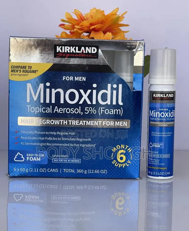Kirkland Minoxidil Foam /Work Faster/ for Beard and Hairline · Photo 1