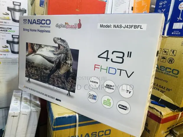Very Slim Design Nasco 43” FHD Digital Satellite Led Tv · Photo 1