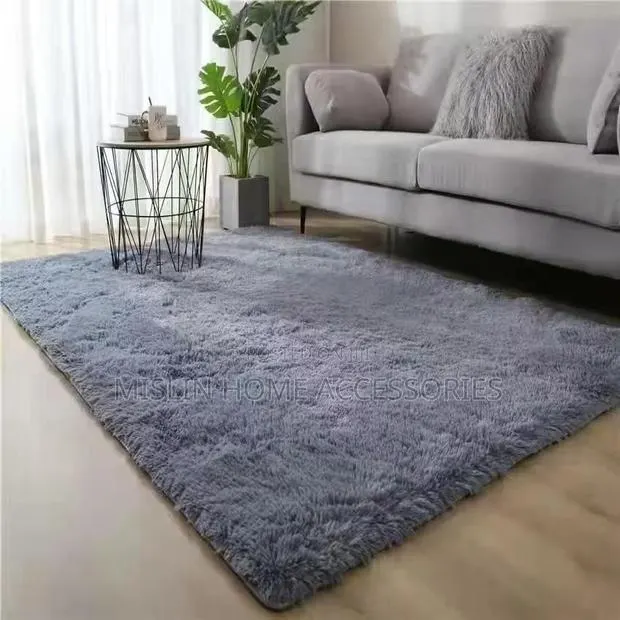 Fluffy Center Carpet Gray · Photo 1