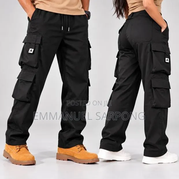 Men's & Women's Unisex Cargo Pants – Lightweight Multi-Pocket Trousers