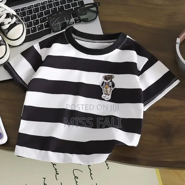 Little Bear Stripe Tee. 2-11Years · Photo 4