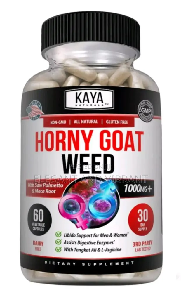 Horny Goat Weed-Maca,Saw Palmetto, Ginseng,L-Arginine · Photo 1