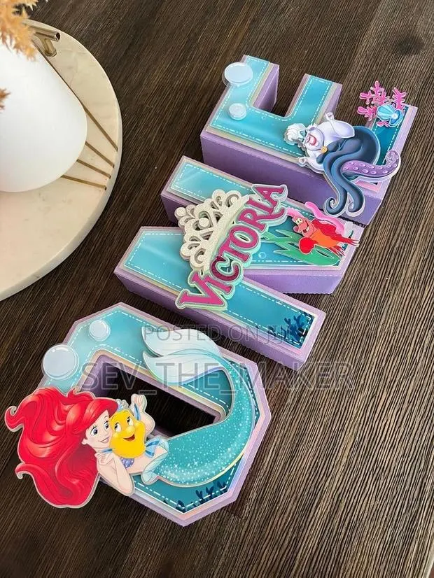 3D Letters and Numbers · Photo 1