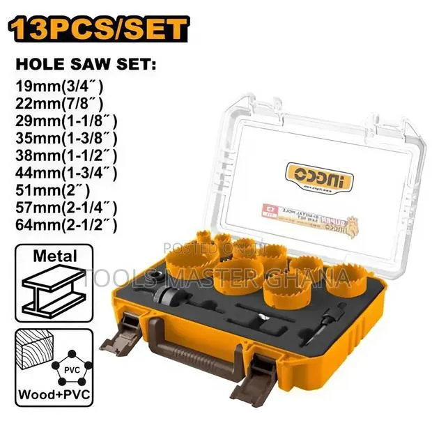 Bi-Metal Hole Saw Set - Akh0132 · Photo 1