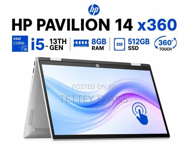 New Laptop HP Pavilion 14 8GB Intel Core i5 SSD 512GB · Photo 1