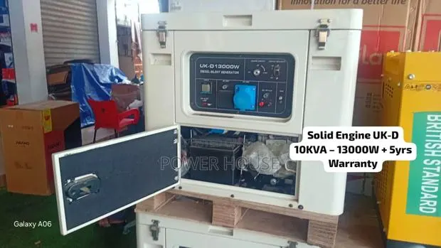 Efficient 10kva Diesel Generator Uk-D – 13000w 10kva Power 5yrs Silent · Photo 1