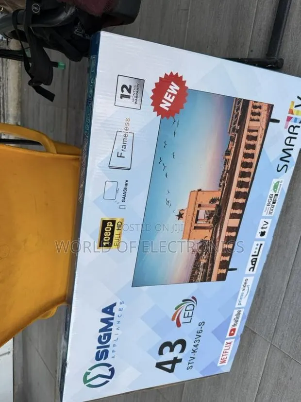 Sigma 43 Inch Smart Android Frameless Tv Sig-K43v6-S · Photo 1