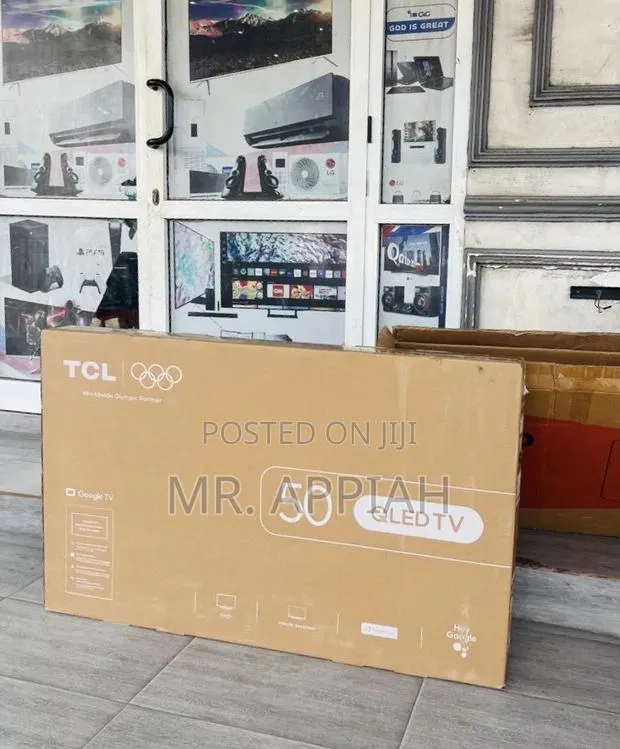 Slim Design TCL 50” Qled Smart Satellite Android Google TV. · Photo 1
