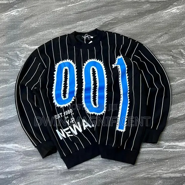 Black Les Deux Pinstripe Sweater · Photo 1