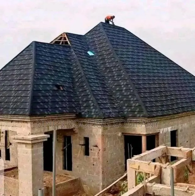 Stone-Coated Roofing Tiles Installation · Photo 1
