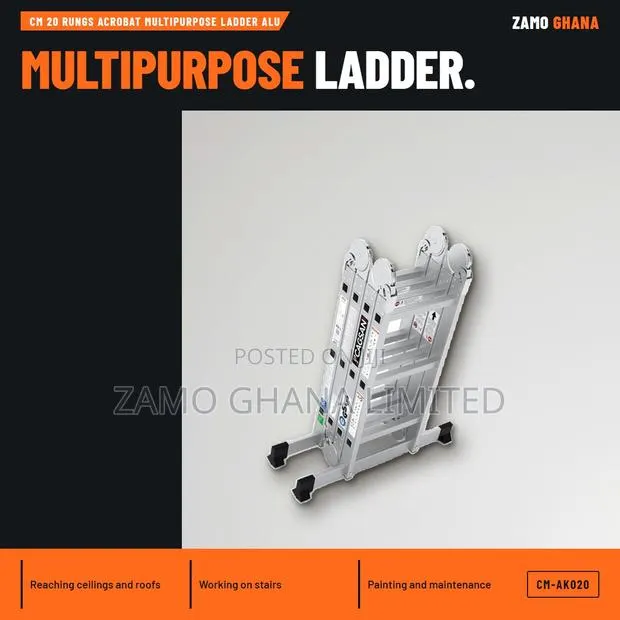 Cm 20 Rungs Acrobat Multipurpose Ladder Alu - CM-AK020 · Photo 1