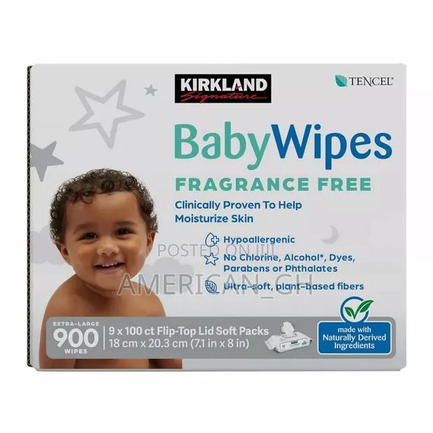 Kirkland Signature Baby Wipes, 900-Count · Photo 1