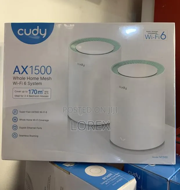 Cudy Dual Band Access Point 2 in 1 Pack Ax1500 Wifi 6 Mesh Wi-Fi · Photo 1