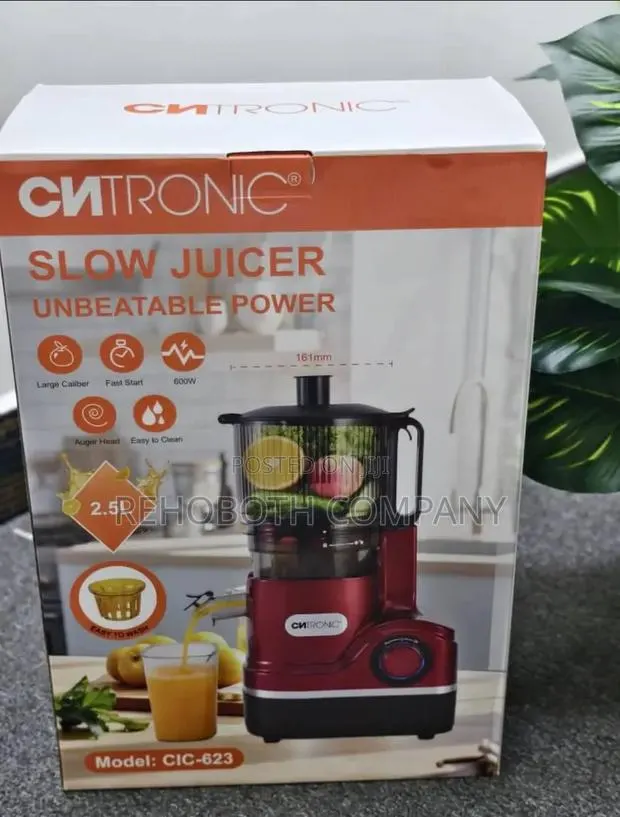 Ctronic Slow Juicer Unbeatable Power Model: Cic-623 · Photo 1