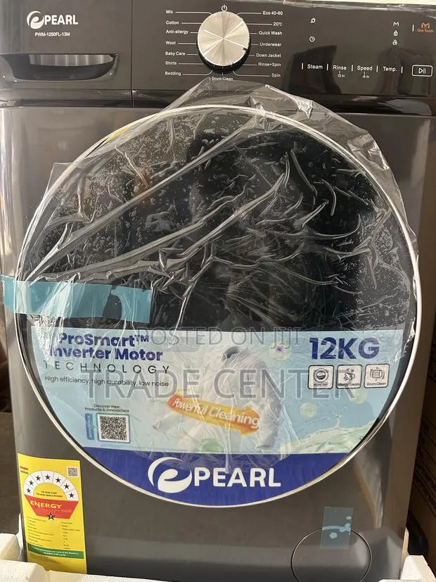 Pearl 12KG Front Load Full Automatic Washing Machine · Photo 1