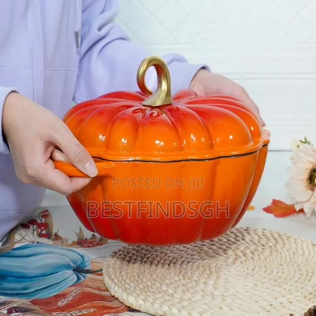 Enamelled Pumpkin Cast Iron Pot(26 Cm) · Photo 1