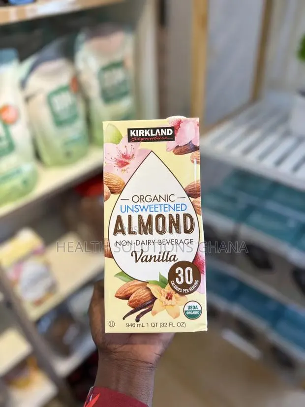 Unsweetened Almond Vanilla Milk for Dairy Free Wellness Refreshment · Photo 1