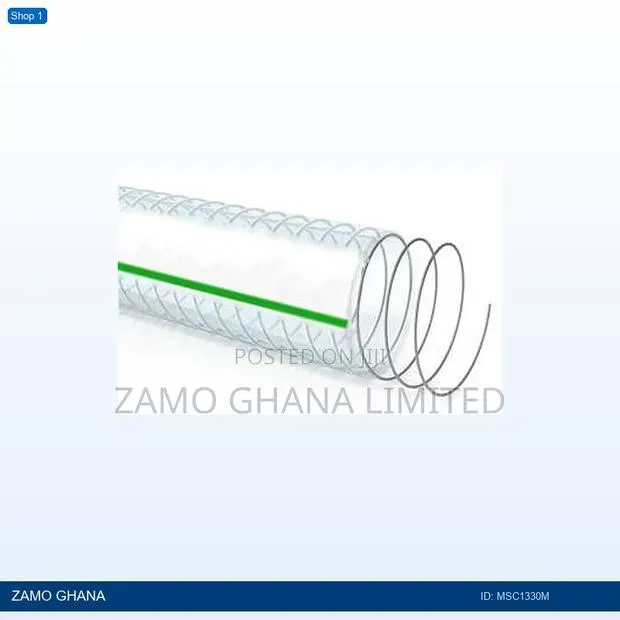 Berry 0.5 Inch Suction Steel Wire Inlet Hose 1/2 (Roll 30m) - Msc1330m · Photo 1