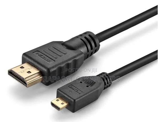 Micro Hdmi Male to Hdmi Male Cable 1.5m · Photo 1