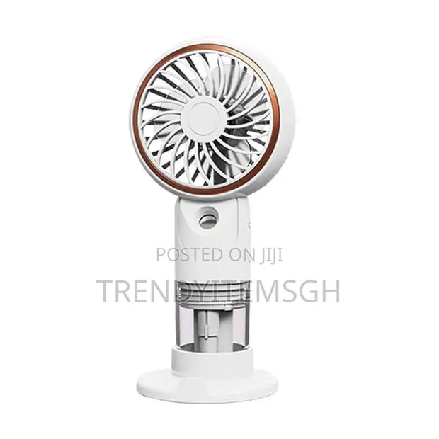 Rechargeable Handheld Mist Fan – 3 Speed Portable Usb Cooling Fan · Photo 1