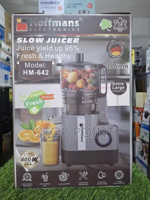 Slow Juicer With Powerful Motor