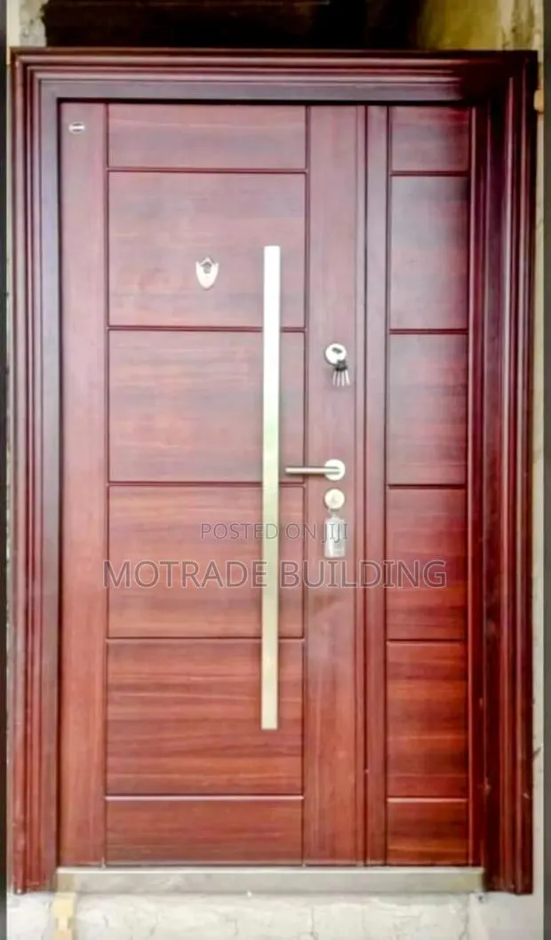 One Half ( Italian) Security Doors Wooden Design · Photo 1