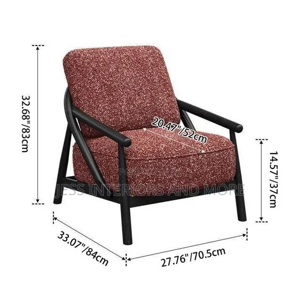Accent Chair (Curved Backrest ) · Photo 1