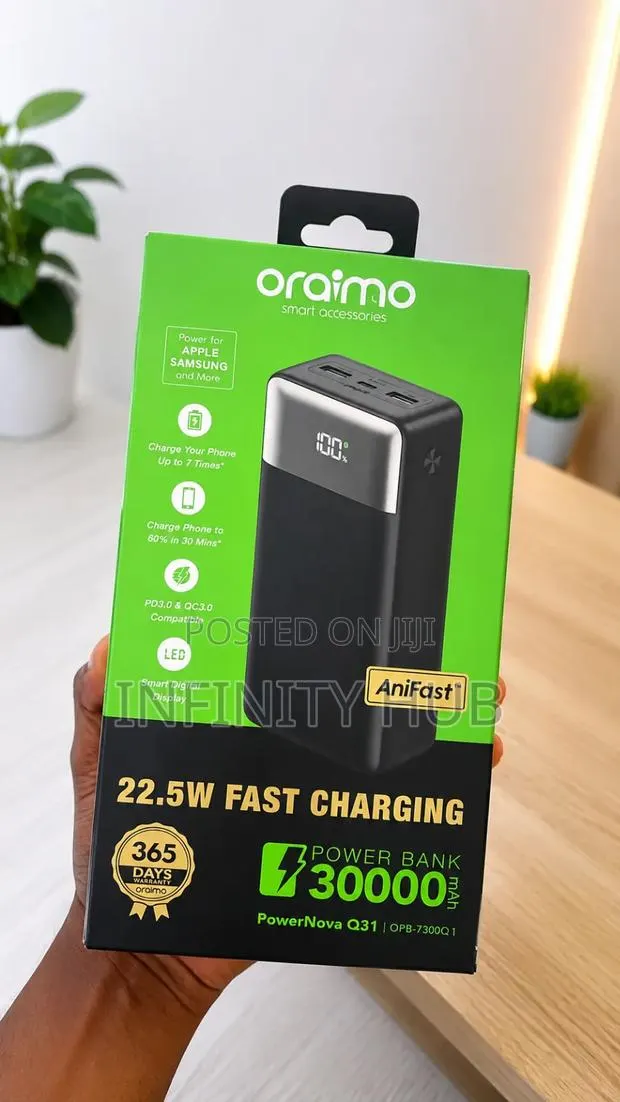 Oraimo Powerbank 30000mah · Photo 1