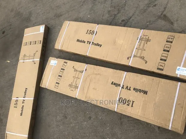 Rolling TV Stand 32-65inches Offers Excellent Mobility · Photo 1
