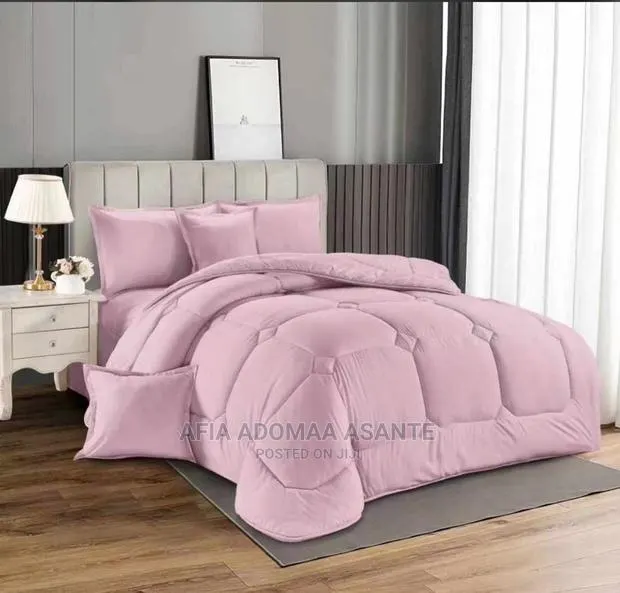 Super King Size Duvet Se[7pcs]T- Plain Colour- 100% Cotton · Photo 1