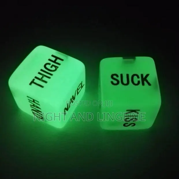 Couple Game Dice Glow in the Dark (2pc) · Photo 1