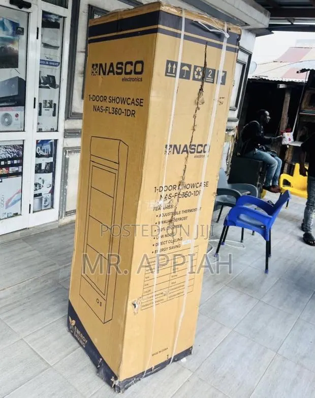 Extremely Unique Nasco Nas-Fl360-1dr 1 Door Beverage Cooler(298l)Glass · Photo 1