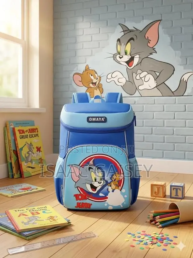 Kids Cartoon Character Backpack · Photo 1