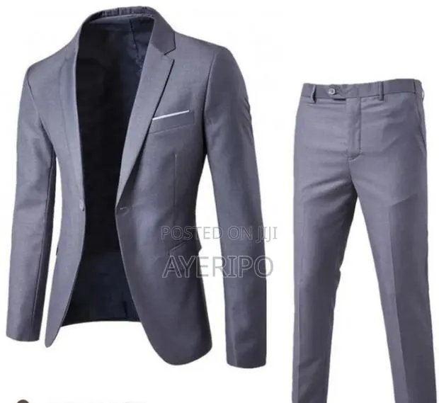 2 Piece Men's Suit Gray · Photo 1