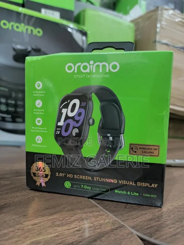Oraimo Watch 6 Lite 2.01'' Smart Watch With Cool Ui Interface · Photo 1