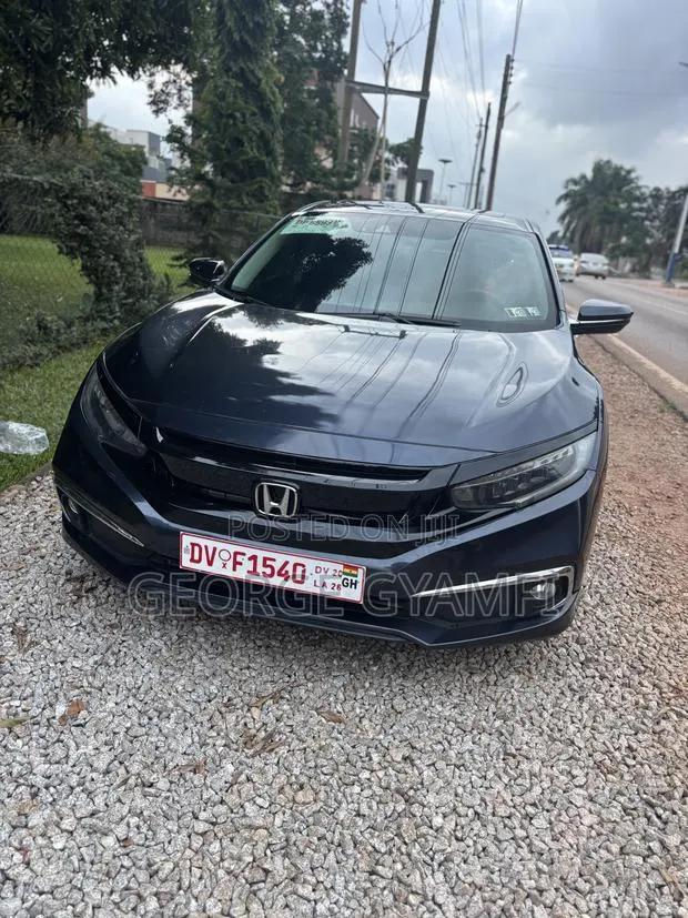 Honda Civic Touring Sedan 2020 Gray · Photo 1