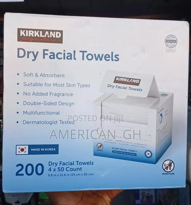 Kirkland Daily Facial Towels, 50 Count
