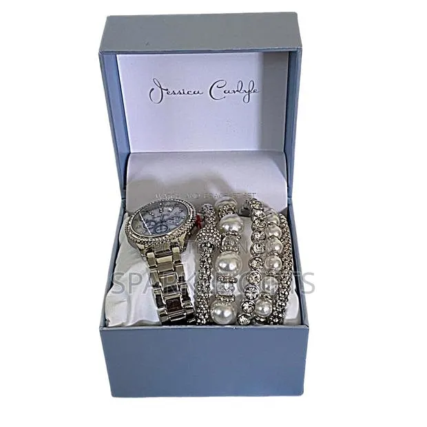 Jessica Carlyle Designer Watch and Bracelet Set · Photo 1