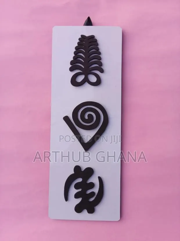 Adinkra Symbol Wall Art Decor|African Wall Art for Living Room · Photo 1