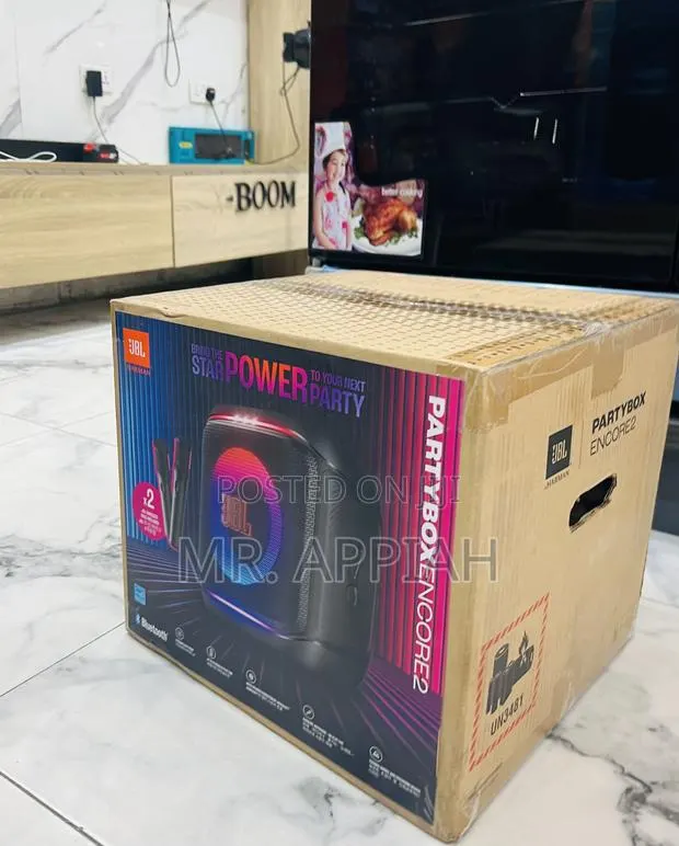Affordable JBL Partybox Encore Portable Speaker With Mic(Black) · Photo 1