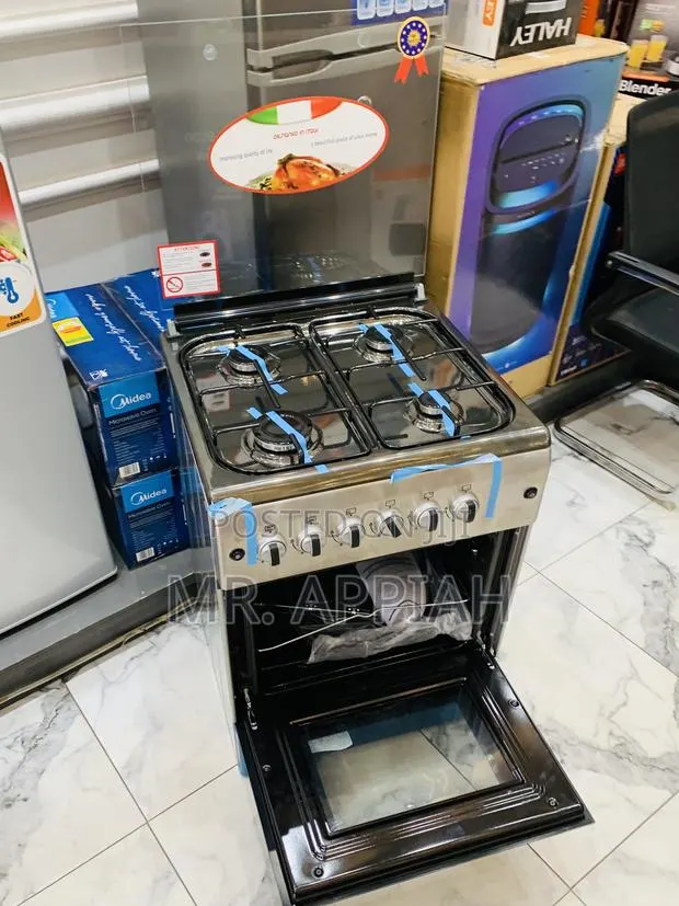 Buy Affordable Ferre 60x60 4 Burner Freestanding Cooker(Gray). · Photo 1