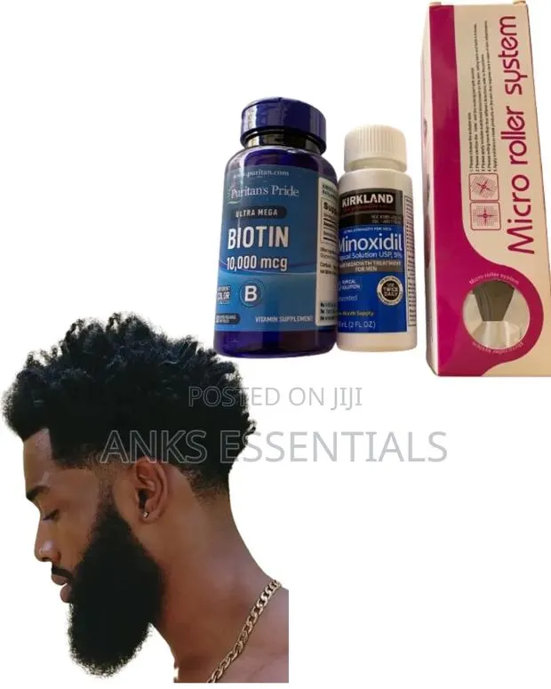 Kirkland Hair Regrowth Set – Foam, Biotin Roller Pack · Photo 1
