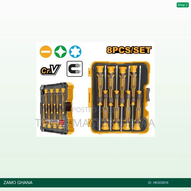 8 PCS Precision Screwdriver - Hksd0818 · Photo 1