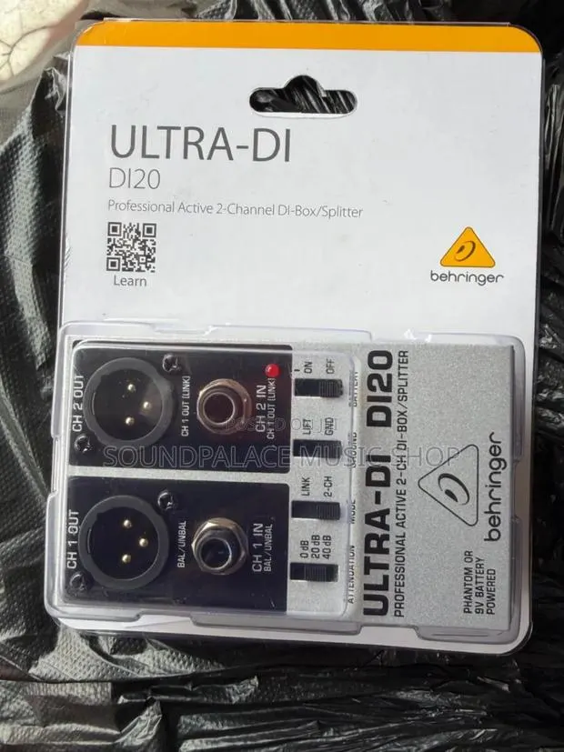 ULTRA-DI DI20 Professional Active 2-Channel DI Box/Splitter · Photo 1