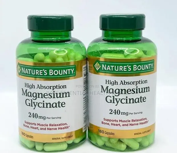 Nature's Bounty Magnesium Glycinate 240mg 180caps · Photo 1