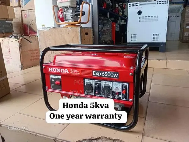 Honda 6.5kW Petrol Genset – Silent Durable Performance5kva · Photo 1