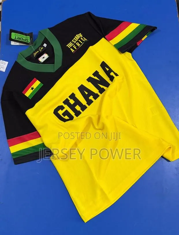 Ghana Black and Yellow Jersey · Photo 1