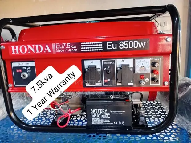 Generator Generator 7.5kva 8500w Honda Petrol Light Up Homes · Photo 1