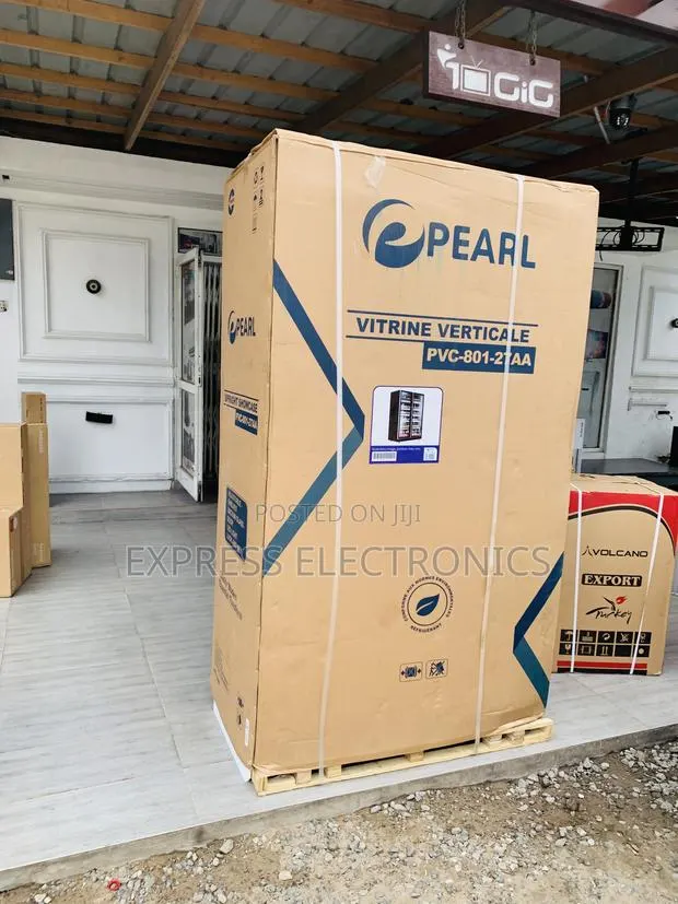 Bettter Deals Display Fridge PVC-801-27aa Double Door Pearl Black · Photo 1