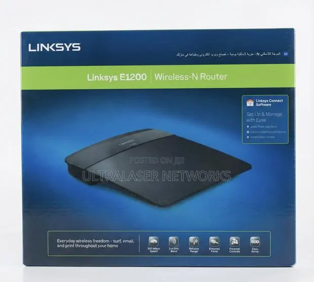 Linksys E1200 Wireless-N Router · Photo 1